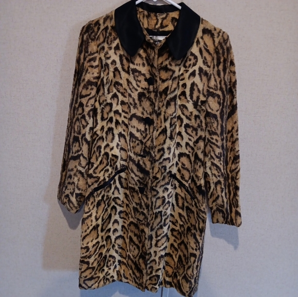 Y2k División Women jacket with animal print size 36 (62%Cotton 38%Viscose - Picture 2 of 5